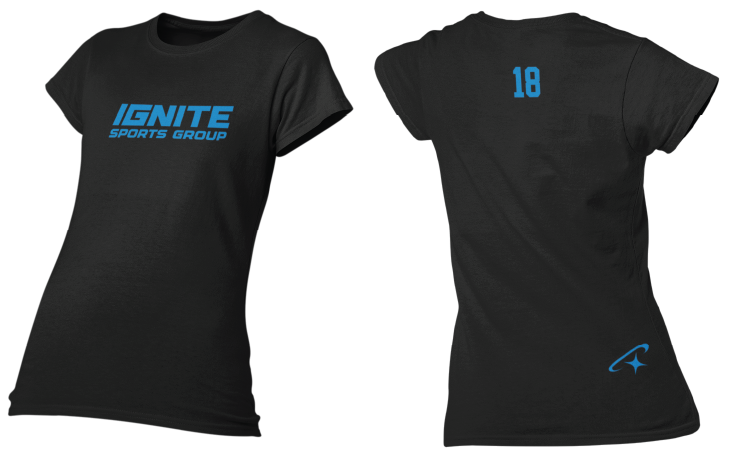 IGNITE Sports Group  Ladies T Shirts