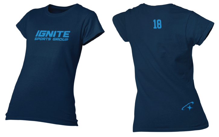 IGNITE Sports Group  Ladies T Shirts