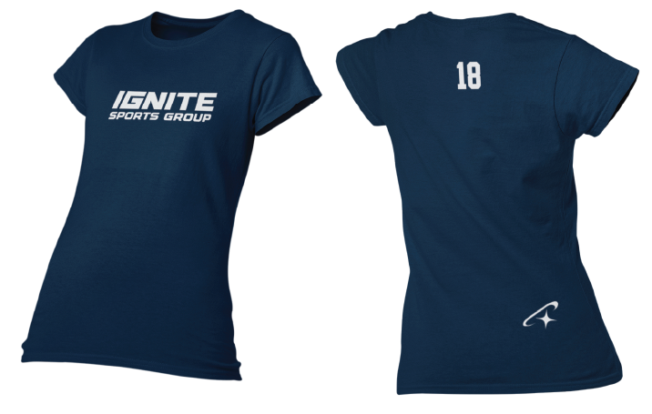 IGNITE Sports Group  Ladies T Shirts